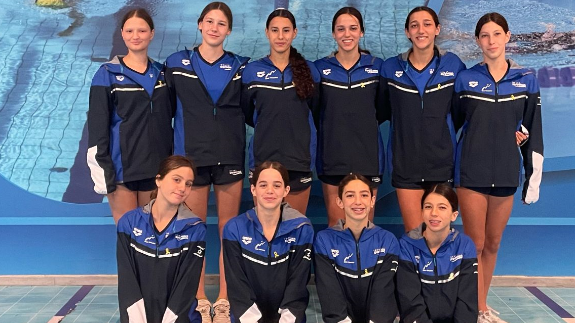 מקום שישי ושביעי בגמרים לנבחרת השחייה האומנותית באליפות אירופה לצעירים
