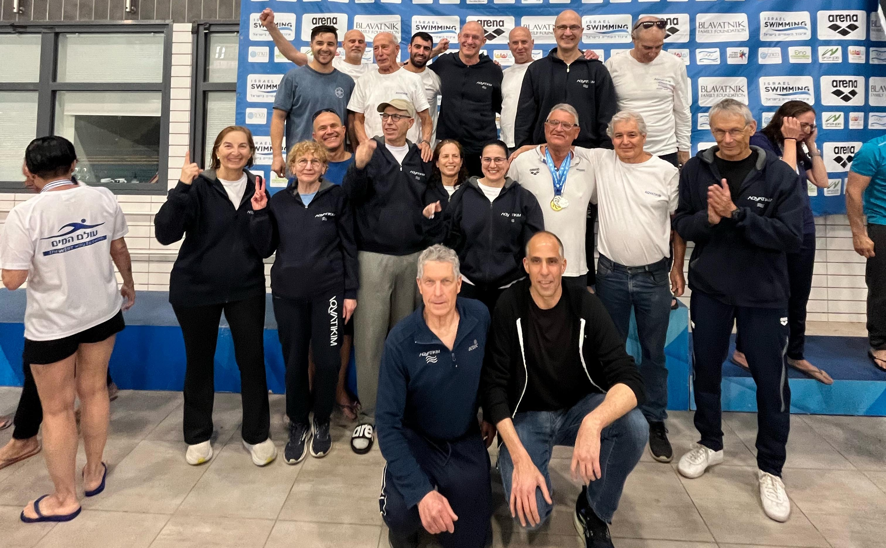 אקוותיקים זכתה באליפות ישראל למאסטרס קיץ 2025