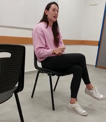 מפגש בין שיבון הוהי לשחייני ושחייניות מרכז המצוינות